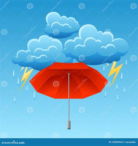 orage et parapluie